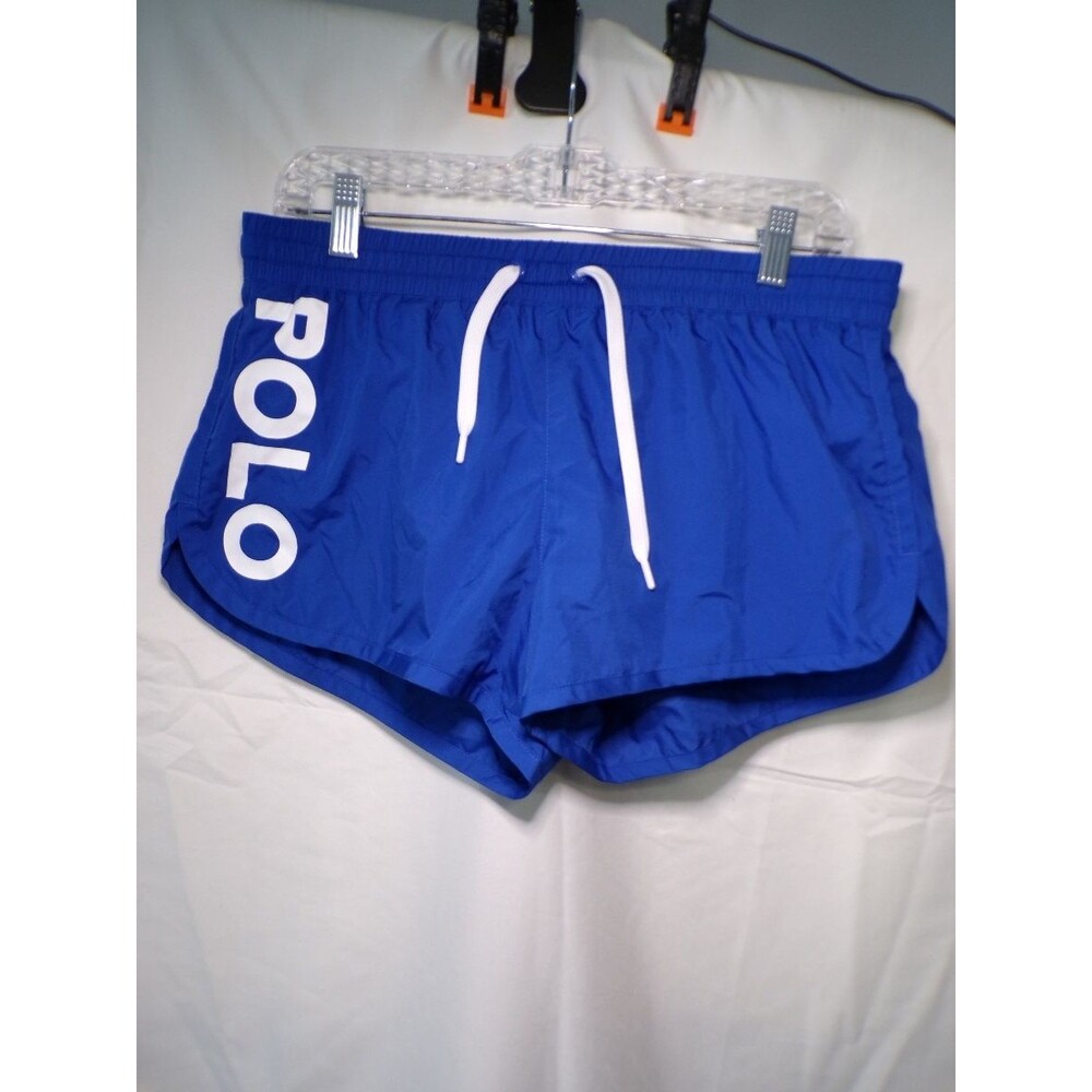 Polo Ralph Lauren Women's Athletic Shorts Royal Blue Nylon Running S